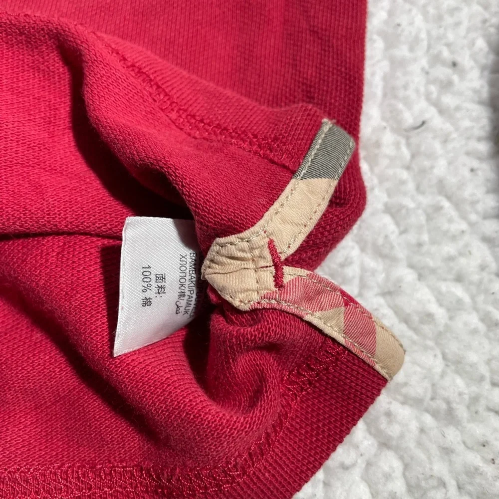 Burberry Red Polo Shirt for Kids
